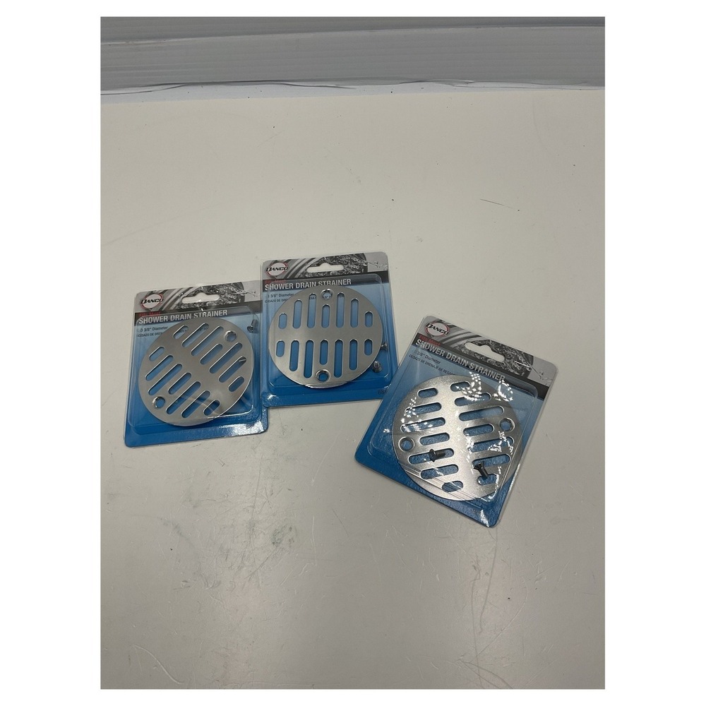 Danco Shower Drain Strainer 4 3/8" Diameter‎ Set of 3